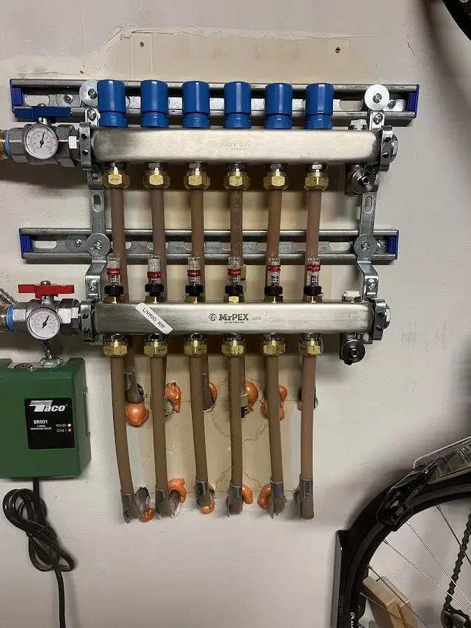 Plumber performing Gas Line Installation at a residential property in Highlands